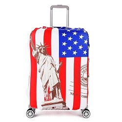 Travel Rolling Luggage Cover - Iseymi Travel New Design Luggage Sets Suitcase Cover For Women Kids 18-32INCH Luggage Super Elasticity Large Cover Heavy-duty New