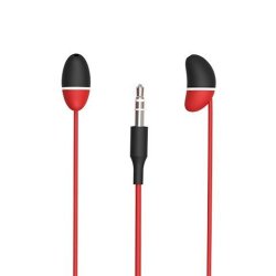 Allocacoc Earbeans Headhpone 10468BN EBNAUX Lightest Comfort Earphones Red