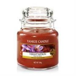 Yankee Candle Vibrant Saffron Medium Jar Retail Box No Warranty