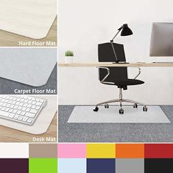 Odorless Desk Hard Floor Mats 30x48 Matching Desk Mats Available Purple BPA Free casa pura Office Chair Mat Hardwood Floor 