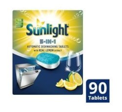 Sunlight Auto Dishwashing Tablets Regular 90'S