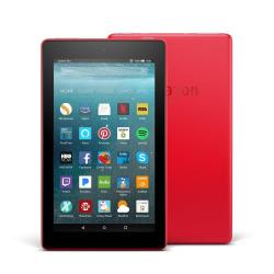 Amazon All-new Fire 7 Tablet With Alexa 7" Display 16 Gb Punch Red - With Special Offers