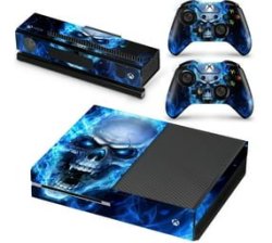 Skin-nit Decal Skin For Xbox One: Blue Skull