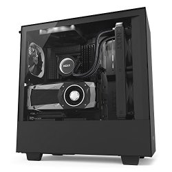 NZXT H500I - Compact Atx Mid-tower PC Gaming Case - Rgb Lighting And Fan Control - Cam-powered Smart Device - Tempered Glass Panel