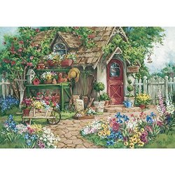Puzzlelife 1000 Piece Jigsaw Puzzles Flower Garden By Barbara Mock ??