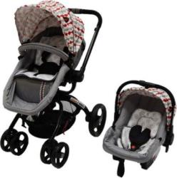 Chelino Twister 360 Degree Travel System in Grey Circles