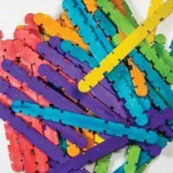 Dala Coloured Construction Sticks 50 Pieces