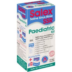 X Saline Sinus Rinse Paediatric Kit