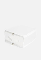 Storage Solutions Small Collapsible Storage Box - White