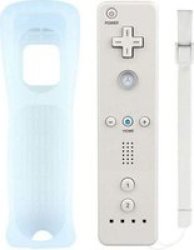 Remote Controller With Silicone Case And Wrist Strap For Nintendo Wii And Wii U