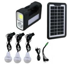Digital Solar Lighting System With 9V Solar Panel And Ac Dc Outlets