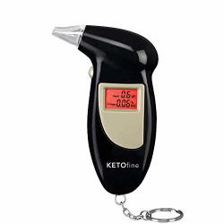 Keto Fine Keychain Breathalyzer Portable Keyring Breath Alcohol Tester