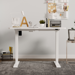 Neodesk - Simply Electric Sit-stand Starter Desk - Neodesk V1.0 - White Frame & White Top
