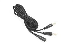 Beracah 2 IN1 Extention Cable For Hyperx Cloud Revolver S Stinger Gaming Headset Cloud Stinger
