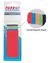 Magnetic Flexible Shapes 15MM - 50 Pack - Assorted