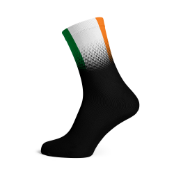 Ireland Flag Socks - Large Black