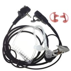 Lsgoodcare Clear Covert Acoustic Tube Bodyguard Earpiece Headset Ptt With MIC Compatible For Yaesu Vertex EVX-531 EVX-534 VX-231 Ect + Replacement Ope
