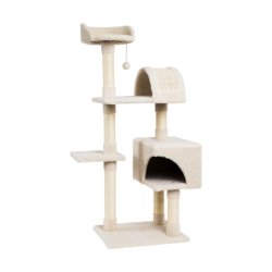 CAT 4 Level Scratcher With Toys 129 Cm