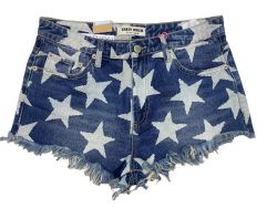 - Star Ladies High Waist Denim Shorts