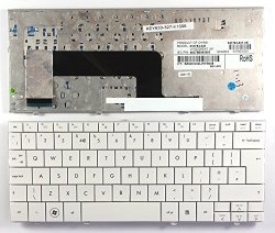 KEYBOARDS4LAPTOPS UK Layout White Laptop Keyboard Compatible With Hp MINI 110-1131DX Hp MINI 110-1131LA Hp MINI 110-1131TU Hp MINI 110-1132NR Hp MINI 110-1132TU