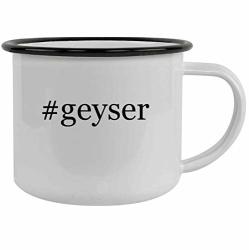 Geyser - 12OZ Hashtag Stainless Steel Camping Mug Black