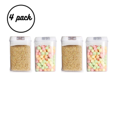Pack Of 4 X 800ML Container canister