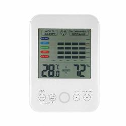 Meet&sunshine Digital Hygrometer Thermometer With Mould Alarm Touch Screen Home Humidity Monitor Mold Monitor Lcd Display