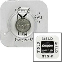 Energizer 315 Oxide Watch Battery Box 10 Silver