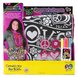 Creativity For Kids Sequin 'n Sparkle Messenger Bag