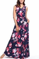 Petite Comila Length Maxi Dresses For Women Fashion Summer Gorgeous Pattern Lightweight But Not See Through Long Dress Loose Fit Fantastic Feminine Dress Dark