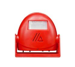 Wireless Infrared Motion Sensor Voice Prompter Warning Alarm doorbell-red