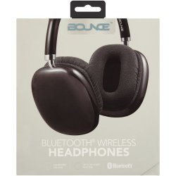 Bounce Aurora Series Bluetooth Headphones Black