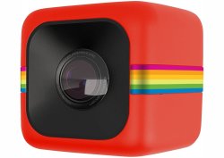 Polaroid Cube HD 1080P Lifestyle Action Video Camera Red Red