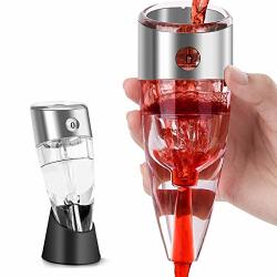 Wine Aerator Decanter Pourer Spout Wine Accessories Red Wine Airarator Set Multi-stage Wine Aerorater Strainer Breather Decanting In Second Without Any Waiting Ideas Gifts