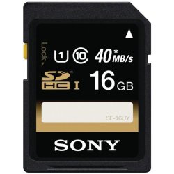 Sony 16GB Sdhc sdxc Class 10 UHS-1 R40 Memory Card SF16UY TQMN Old Model