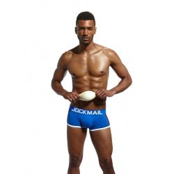 Jockmail Boxer Blue With Push Up Cup