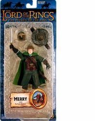Lord Of The Rings Trilogy Edition Merry In Rohan Armor Action Figure