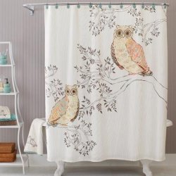 Owl Fabric Shower Curtain By Better Homes & Gardens