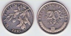 Croatia Coin 20 Lipa 2011. Km7 Unc M-0739