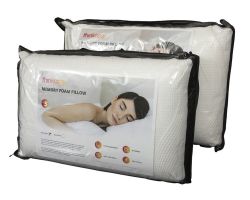 Memory Foam Pillow - Cosy Light -twin Pack -