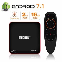 NEWEST Model Mecool M8S Pro Android 7.1.2 Tv Box With Innovative Voice Remote Best Android Ui 2GB RAM 16GB Rom And HD 4K Internet