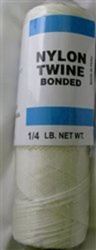 White Bonded Nylon Cord 9 - 113 Grams
