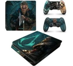 Skin-nit Decal Skin For PS4 Slim: Assassins Creed Valhalla
