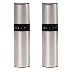 Misto Aluminum Bottle Oil Sprayer Set Of 2