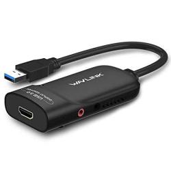 Wavlink USB 3.0 To HDMI Video Graphic Adapter For Multi Monitor Up To 2048X1152 External Video Card Adapter Display Projector Support Windows 10 8 7 XP-BLACK