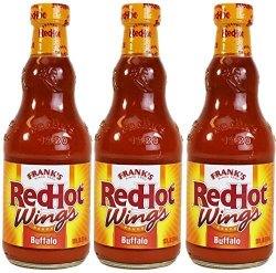 Frank's Redhot Buffalo Wing Sauce 12 Oz 3 Pk