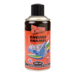 - Engine Enamel Spray Gloss Black 250ML