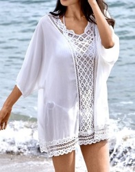 TOP Tunic With Crotchet Front Detail