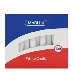 Marlin White Chalk 100'S Pack Of 10
