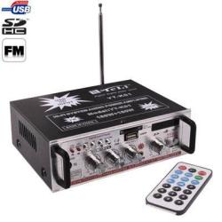 2CH Hifi Stereo Audio Amplifier With Remote Controller LED Display USB Sd Mmc Card DVD Cd...
